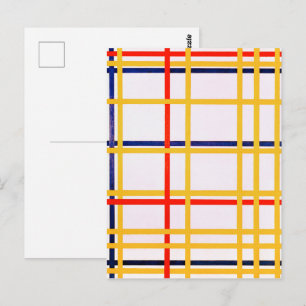 New York City I Piet Mondrian Postkarte