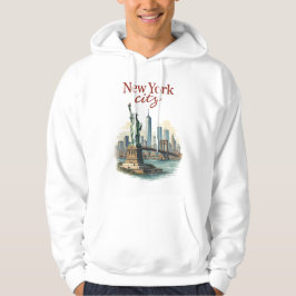 New York City – Iconic Statue & Skyline Hoodie