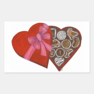 New York City Icons NYC Valentine Valentinstag Rechteckiger Aufkleber