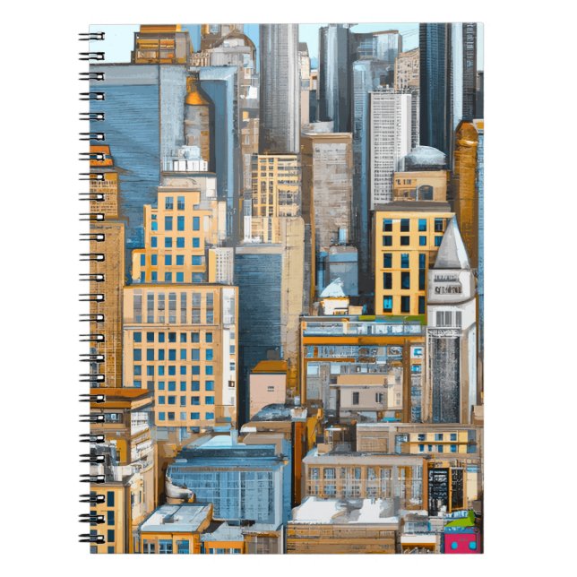 New York City Illustration Notizblock (Vorderseite)
