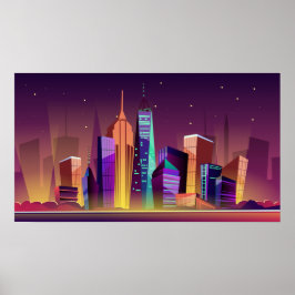 New York City Illustration Poster