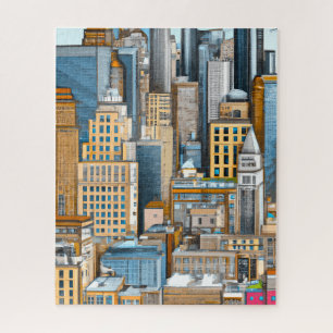 New York City Illustration Puzzle