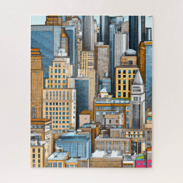 New York City Illustration Puzzle (Vertikal)