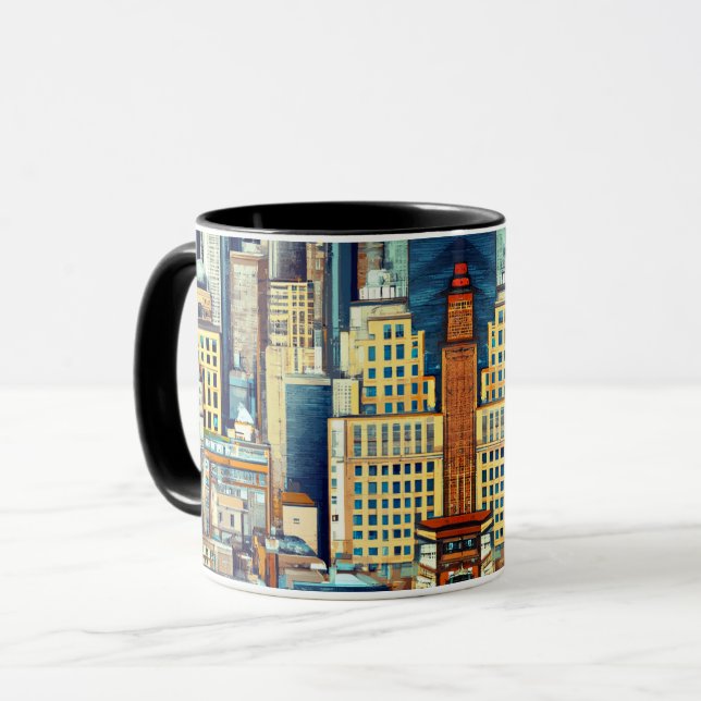 New York City Illustration Tasse (Vorderseite Links)