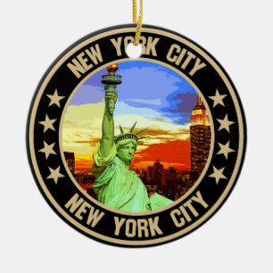 New York City Keramik Ornament