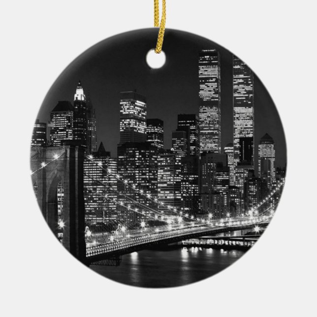 New York City Keramik Ornament (Vorne)