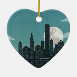 New York City Keramikornament