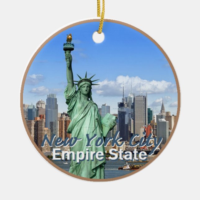 NEW YORK CITY KERAMIKORNAMENT (Vorne)