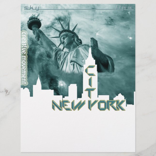 New York City Liberty Skyline (Vorderseite)