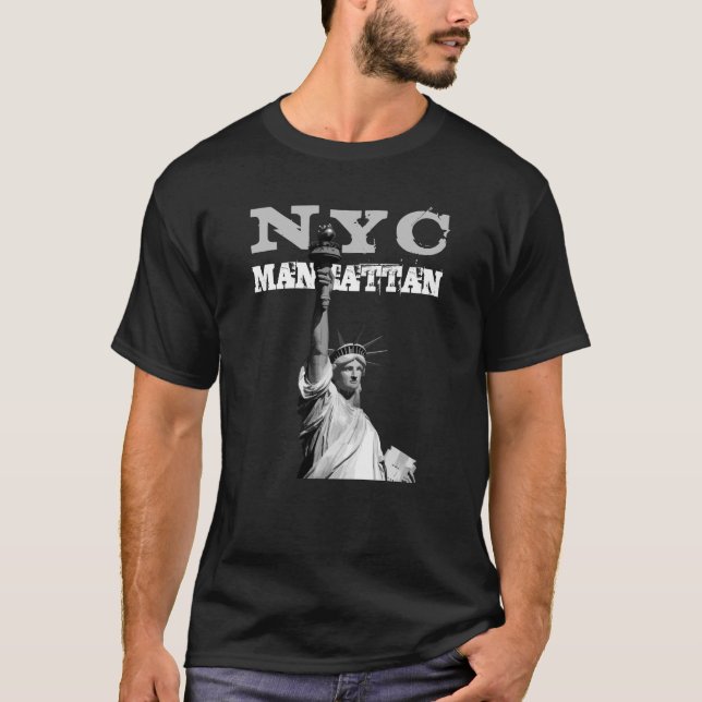 New York City Liberty Statue Nyc Manhattan Men's T-Shirt (Vorderseite)