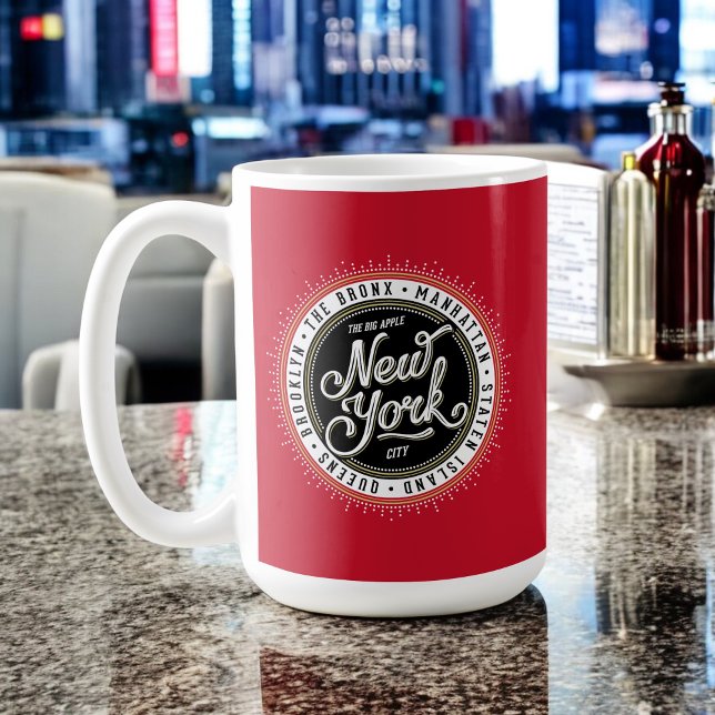 New York City Logo mit Boroughs Kaffeetasse (Von Creator hochgeladen)