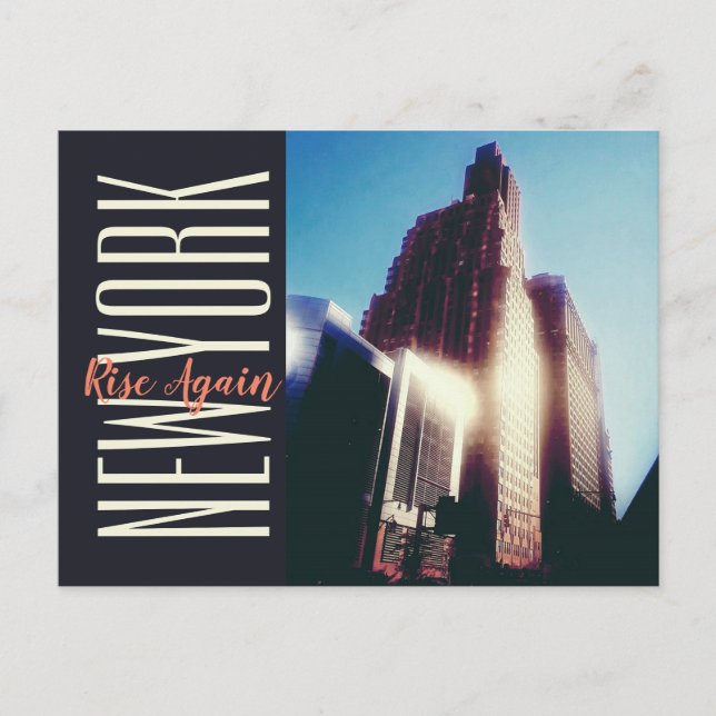 New York City-Lower Manhattan Postkarte (Vorderseite)