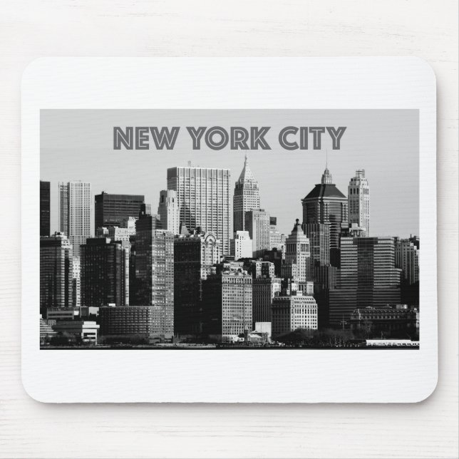 New York City Lower-Manhattan Pro Foto Mousepad (Vorne)