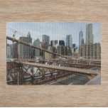 New York City Lower Manhattan Skyline Puzzle<br><div class="desc">Ein herausforderndes,  20 x 30 Zoll großes Puzzle mit einem landschaftlichen Foto-Bild der Skyline von Lower Manhattan,  New York City,  wie von der Brooklyn Bridge aus gesehen. Puzzle hat über 1000 Stücke. Spaß für die ganze Familie!</div>