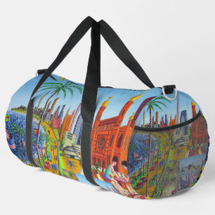 New York City Malerei Duffle Bag