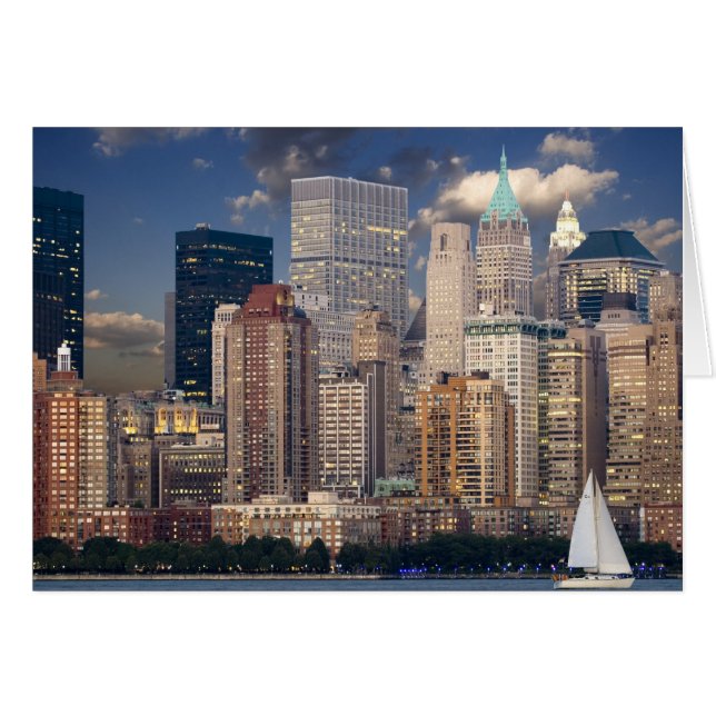 New York City Manhattan (Vorderseite (Horizontal))