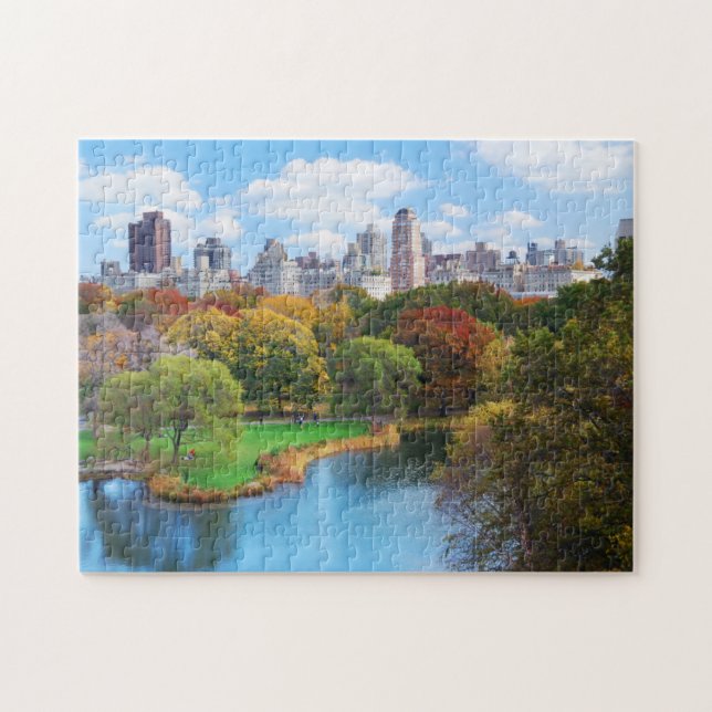 New York City Manhattan Central Park Panorama Puzzle (Horizontal)