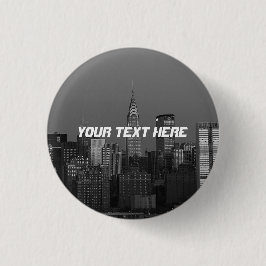 New York City Manhattan Empire State Gebäude Button