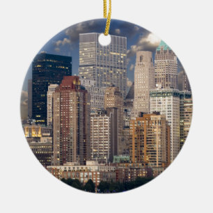 New York City Manhattan Keramik Ornament
