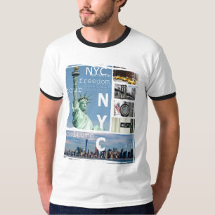 New York City Manhattan Nyc Liberty Statue Ny T-Shirt