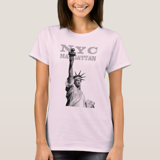 New York City Manhattan Nyc Liberty Statue Women's T-Shirt (Vorderseite)