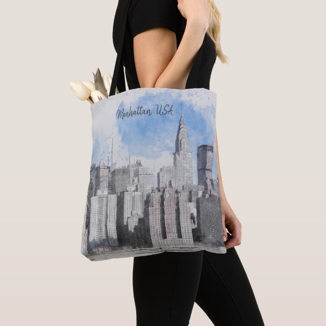 New York City Manhattan Skyline (Von Nahem)