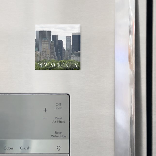 New York City Manhattan Skyline Magnet (In Situ (Kühlschrank))