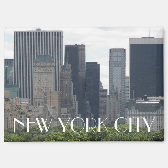New York City Manhattan Skyline Magnet (Vorderseite)