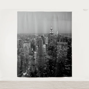 New York City Manhattan Skyline Mural  Mauer Wandteppich
