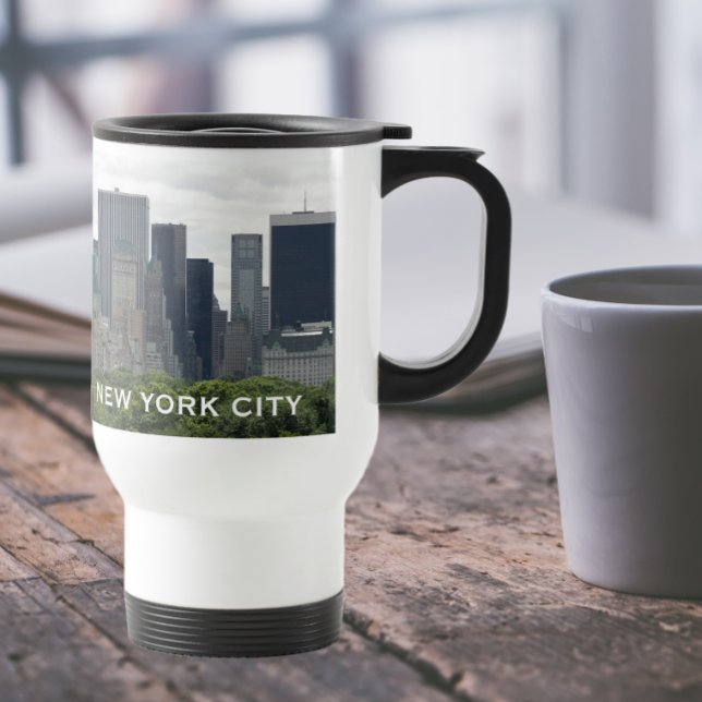 New York City Manhattan Skyline Reisebecher (In Situ)
