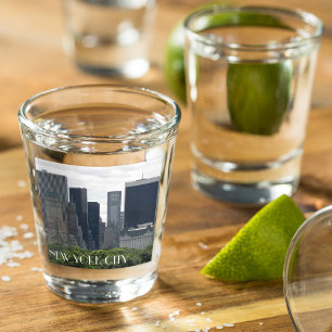 New York City Manhattan Skyline Schnapsglas