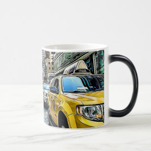 New York City Manhattan Taxi Taxi Café Tasse