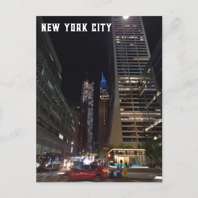 New York City - Mannhatten One Vanderbilt Postkarte (Vorderseite)