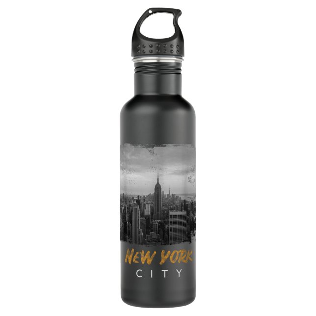 New York City Memento verleiht Big Apple Empire St Edelstahlflasche (Vorderseite)