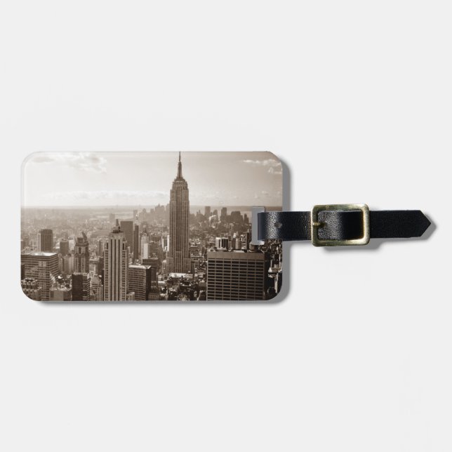 New York City Midtown Gepäckanhänger (Vorderseite horizontal)