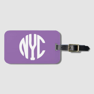 New York City Monogramm Gepäckanhänger