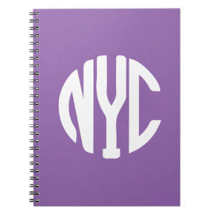 New York City Monogramm Notizblock