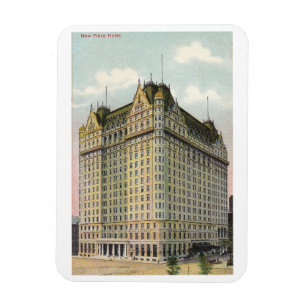New York City, New Plaza Hotel, c1910 Vintag Magnet