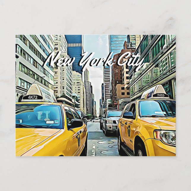 New York City, New York Memorabilia Keepake Postkarte (Vorderseite)