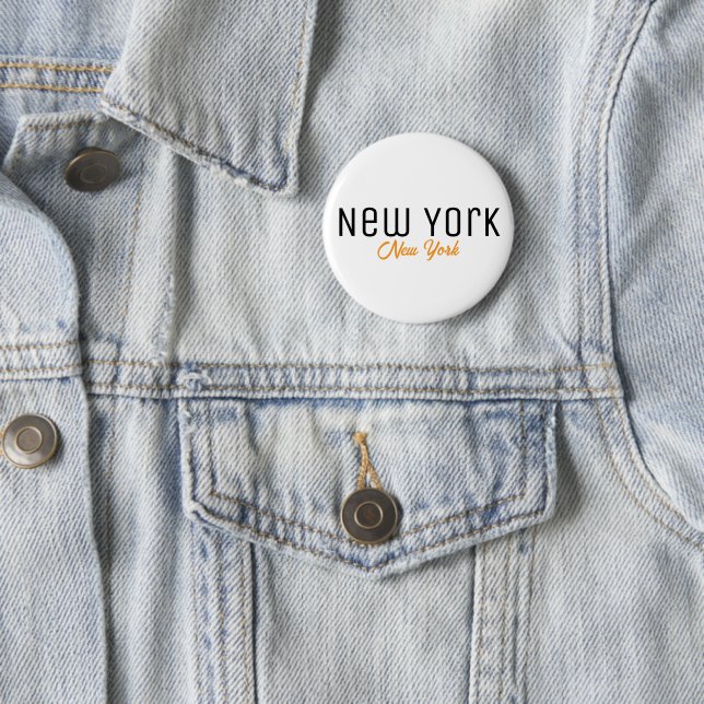 New York City, New York Souvenir Button (Beispiel)
