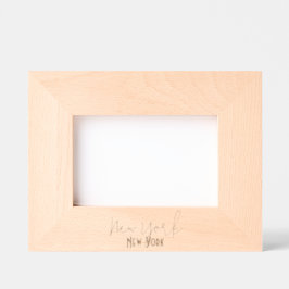 New York City, New York Souvenir Geätzte Rahmen