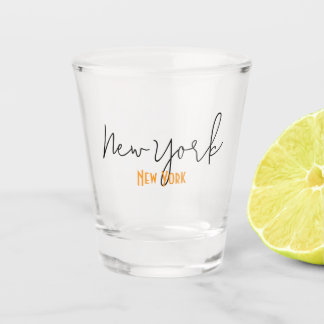 New York City, New York Souvenir Schnapsglas