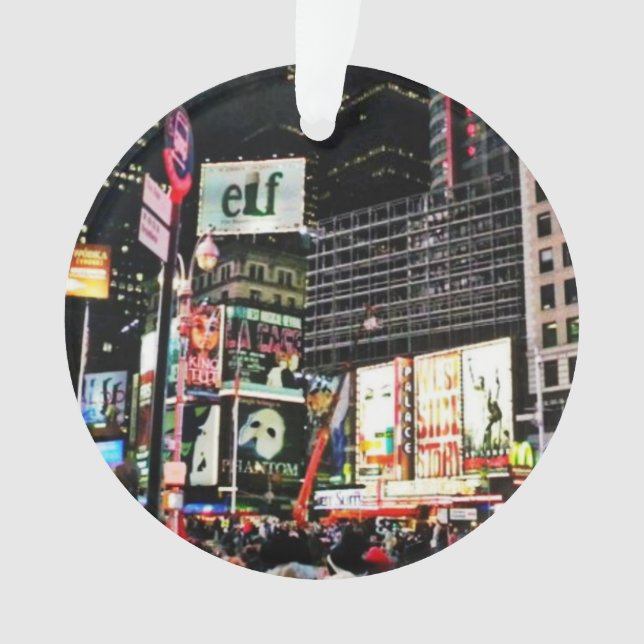 New York City, New York Times Square Weihnachten Ornament (Vorderseite)