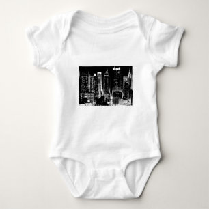 New York City Night Baby Strampler