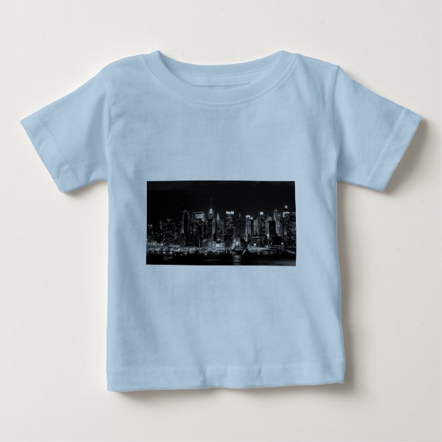 New York City Night Baby T-shirt (Vorderseite)