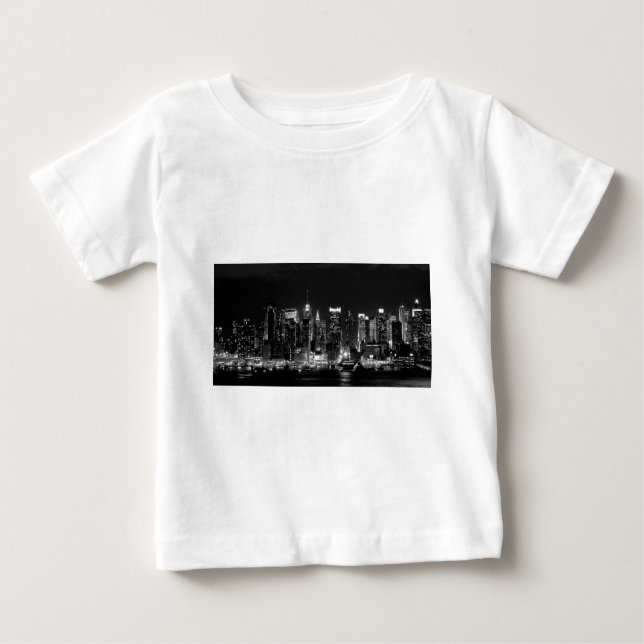 New York City Night Baby T-shirt (Vorderseite)