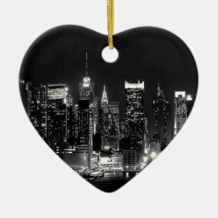 New York City Night Keramikornament
