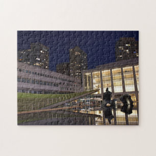 New York City Night Lincoln Centre NYC Fotografy Puzzle