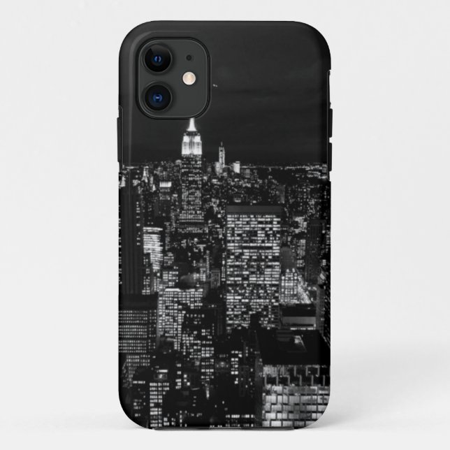New York City Night Skyline Case-Mate iPhone Hülle (Rückseite)