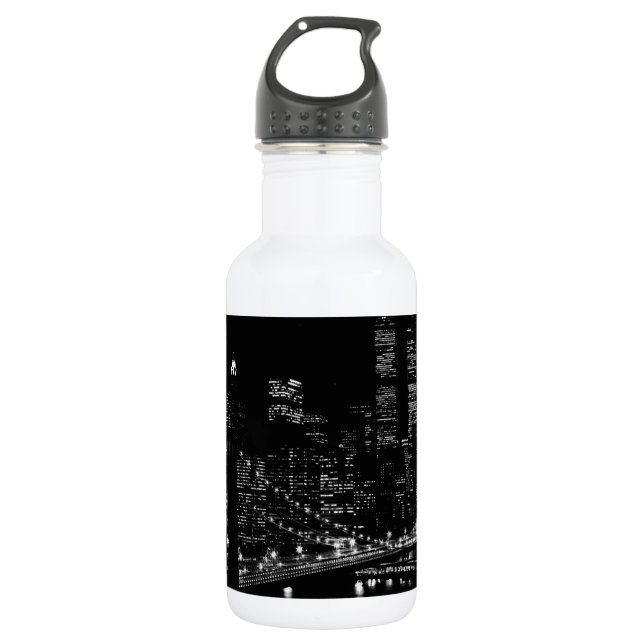 New York City Night Trinkflasche (Vorderseite)